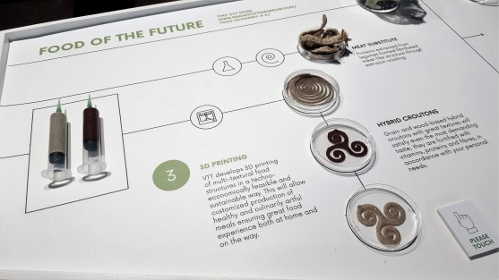 Esittelyssä tulevaisuuden ruokaa.