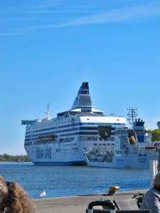 Silja Line Helsingin satamassa.