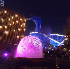 valokarnevaali linnanmäki 2018. Kuva Ideal Helsinki.