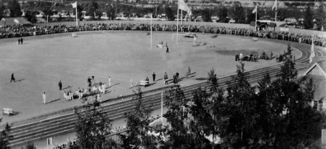 Eläintarhan urheilukenttä.