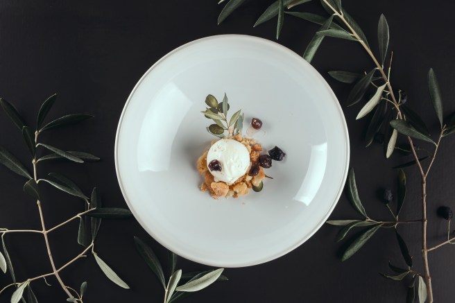 oliiviöljyjäätelö tavolata.